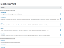 Tablet Screenshot of elisabethswelt.blogspot.com