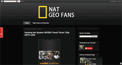 Desktop Screenshot of natgeofans.blogspot.com