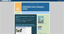 Desktop Screenshot of mahamkalisuryanarayanasarma.blogspot.com