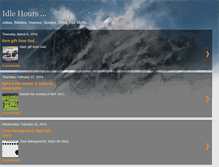 Tablet Screenshot of idle-hours.blogspot.com