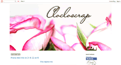 Desktop Screenshot of digiscrapdecloclo.blogspot.com