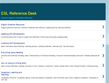 Tablet Screenshot of eslrefdesk.blogspot.com