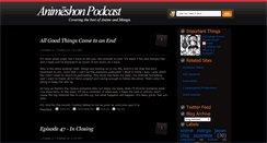 Desktop Screenshot of animeshonpodcast.blogspot.com