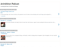 Tablet Screenshot of animeshonpodcast.blogspot.com