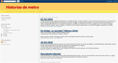 Desktop Screenshot of historiasdemetroccs.blogspot.com