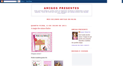 Desktop Screenshot of amigosepresentes.blogspot.com