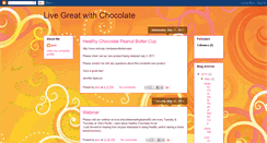 Desktop Screenshot of livegreatwithchocolate.blogspot.com