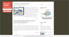 Desktop Screenshot of cosasdemimbre.blogspot.com