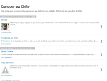 Tablet Screenshot of conhecendoochile.blogspot.com