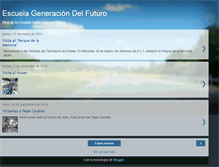 Tablet Screenshot of escuelageneraciondelfuturo.blogspot.com