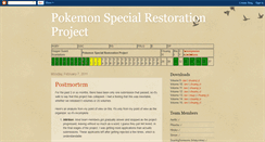 Desktop Screenshot of pokespeproject.blogspot.com