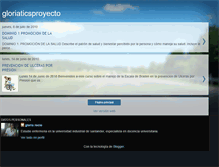 Tablet Screenshot of gloriaticsproyecto.blogspot.com