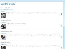Tablet Screenshot of callmecrazymaybe.blogspot.com