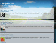 Tablet Screenshot of lacajadelvaro.blogspot.com