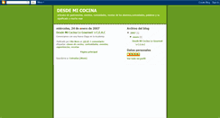 Desktop Screenshot of desdemicocina.blogspot.com