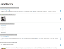 Tablet Screenshot of carsflowers.blogspot.com