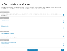 Tablet Screenshot of alcanceoptometria.blogspot.com