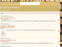 Tablet Screenshot of nikki-fortheloveofbooks.blogspot.com