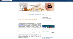 Desktop Screenshot of dentalcaretips101.blogspot.com