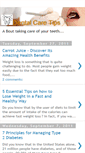 Mobile Screenshot of dentalcaretips101.blogspot.com