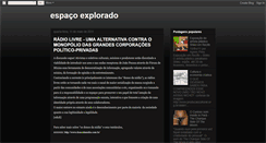 Desktop Screenshot of espacoexplorado.blogspot.com