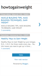 Mobile Screenshot of howtogainweight.blogspot.com