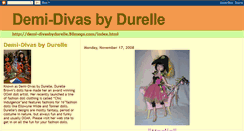 Desktop Screenshot of demidivabydurelle.blogspot.com