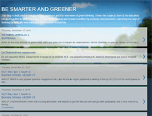 Tablet Screenshot of besmarterandgreener.blogspot.com
