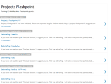 Tablet Screenshot of project-flashpoint.blogspot.com