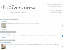 Tablet Screenshot of hello-naomi.blogspot.com