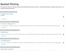Tablet Screenshot of baseballpitching.blogspot.com