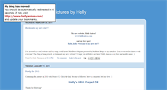 Desktop Screenshot of 2010holly.blogspot.com