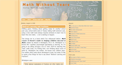 Desktop Screenshot of mathwithouttears.blogspot.com