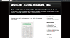 Desktop Screenshot of catedrafernandezvestuario-iuna.blogspot.com