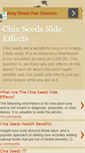 Mobile Screenshot of chiaseedssideeffects.blogspot.com