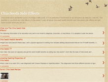 Tablet Screenshot of chiaseedssideeffects.blogspot.com