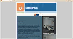 Desktop Screenshot of heddieandjos.blogspot.com