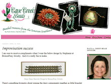 Tablet Screenshot of cavecreekbeads.blogspot.com