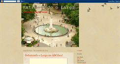 Desktop Screenshot of estreitandoolargo.blogspot.com