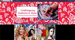 Desktop Screenshot of castonguayfashionstyle.blogspot.com