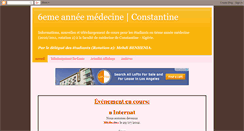 Desktop Screenshot of medecine2010.blogspot.com