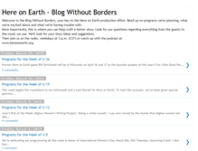 Tablet Screenshot of hereonearthblog.blogspot.com