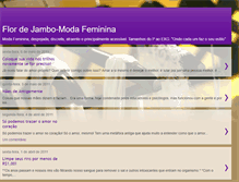 Tablet Screenshot of lojaflordejambo.blogspot.com