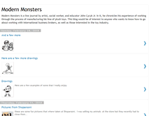 Tablet Screenshot of modernmonsters.blogspot.com