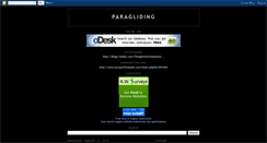 Desktop Screenshot of paragliding21.blogspot.com
