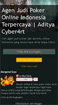 Mobile Screenshot of aditya-cyber4rt.blogspot.com