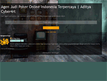 Tablet Screenshot of aditya-cyber4rt.blogspot.com