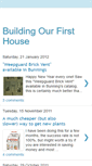 Mobile Screenshot of building-our-first-house.blogspot.com