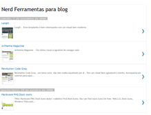 Tablet Screenshot of nerdferramentas.blogspot.com