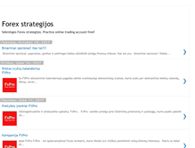 Tablet Screenshot of forexstrategijos.blogspot.com
